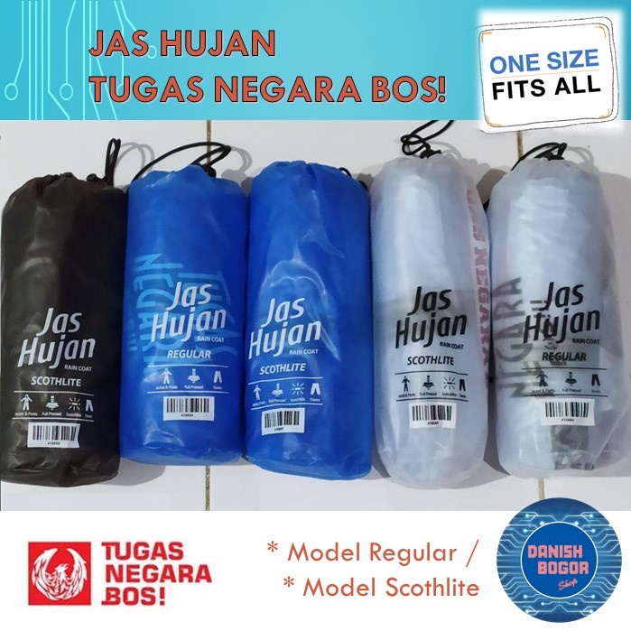 Jas Hujan Garuda - Tugas Negara Bos ANTI AIR G9O5 simple bahan awet jas hujan pria terlaris termurah