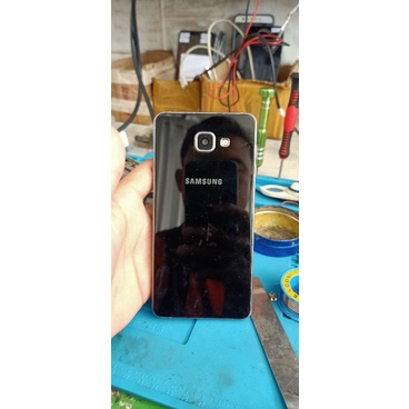 Samsung a7 2016 - Minus Retak atas Layar sentuh Normal lcd no cacat (Amoled)