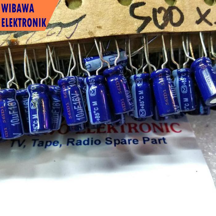 ELCO 10uf-16V Panasonic roll 85•c wbwele88 Buru Order