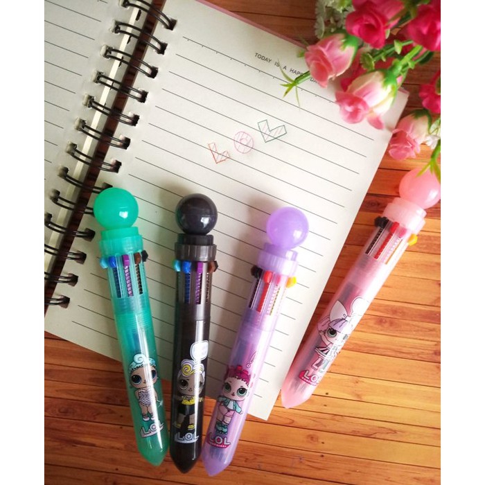 

Pulpen 10 Warna LOL Surprise/Bolpen/Pen Unik