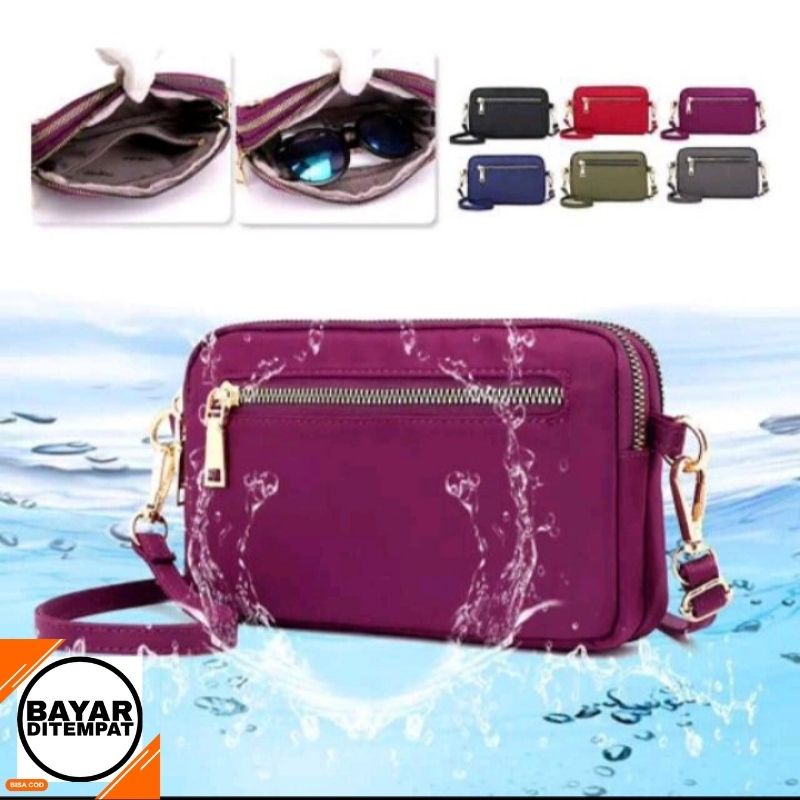 Tas Selempang Dompet Tali Panjang Cluth Wanita Csquare 0919