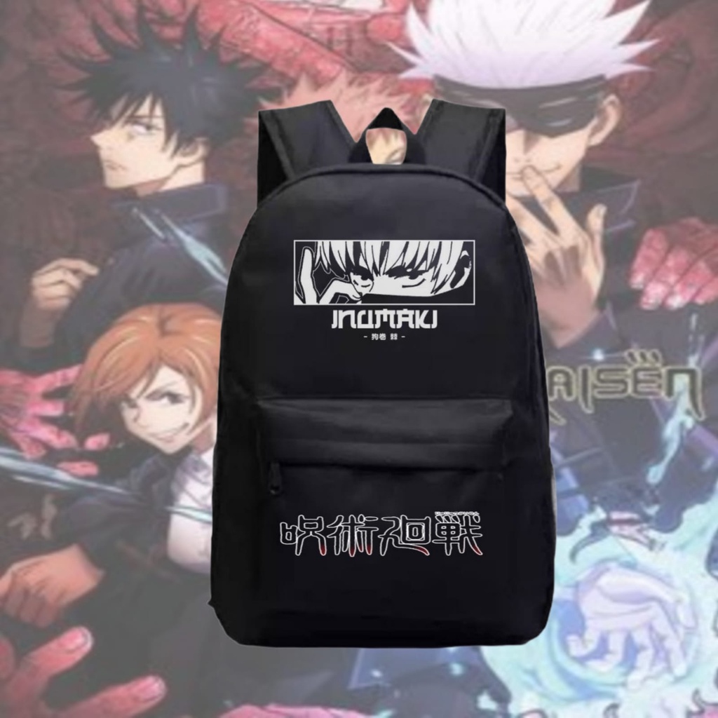 tas ransel sekolah anime jujutsu kaisen inumaki