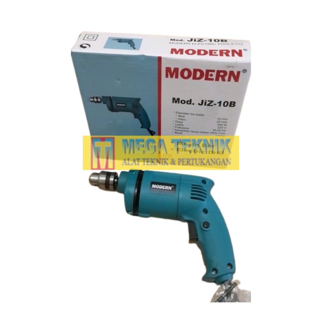 Mesin Bor Modern JIZ-10B - Bor Listrik Kayu Besi