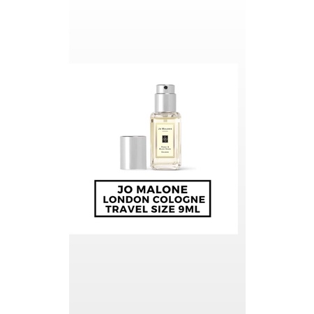 ORIGINAL jo malone 9ml travel size free vial 2ml satuan english pear velvet lime basil rose wild blu