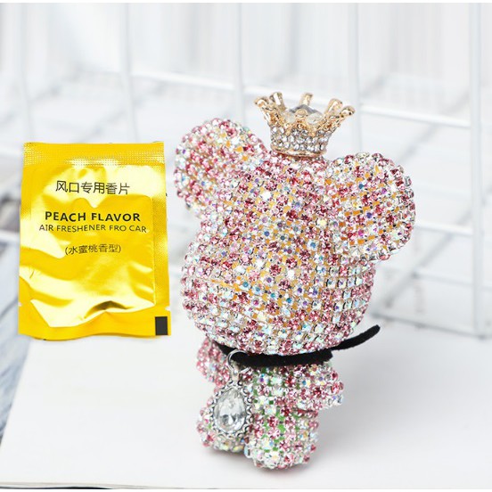 BEARBRICK FULL BLING SERIES Parfum Parfume Pewangi Pengharum Mobil JEPIT AC Excecutive Pastel