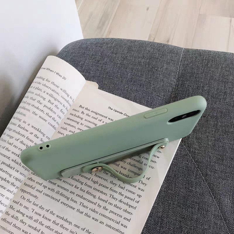 Casing Huawei Y9 Y7 Y6 Y5 P30 Nova 2 2i 3i 5T Honor 7S 7A 8A Lite Pro Prime 2018 2019 Candy solid color Frosted feel Soft Case Cover+Wristband-2