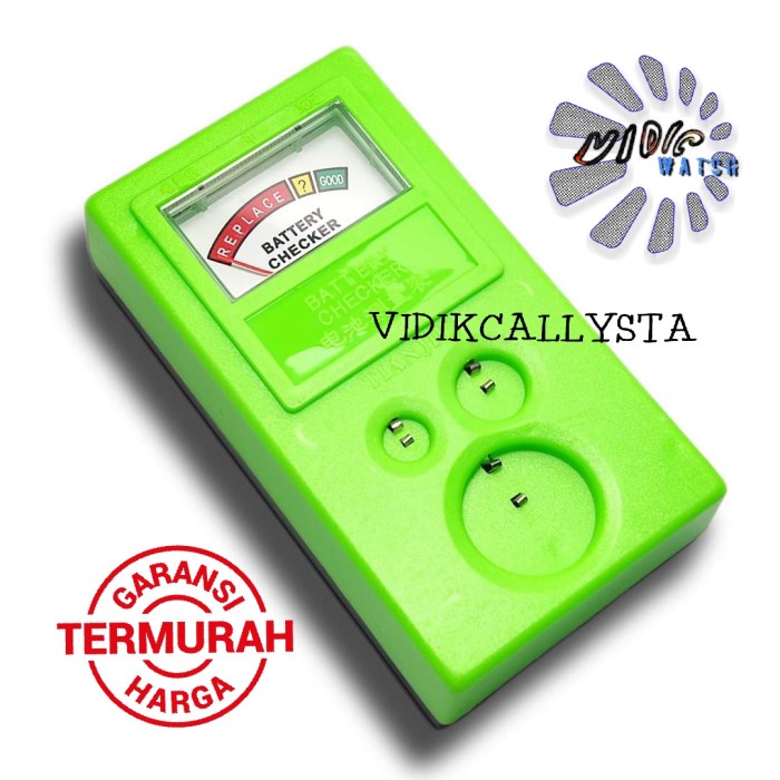 Alat test tester baterai alat cek batre microtes batre jam tangan 1.5V 3V