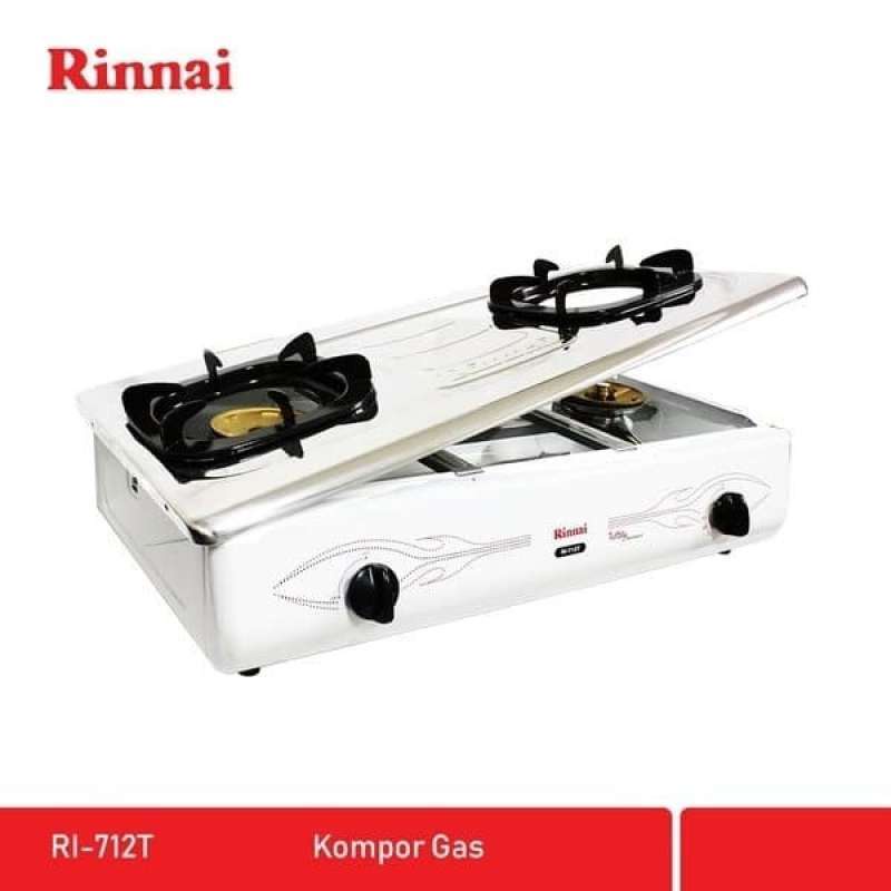 Rinnai RI-712T Kompor Gas Grande Series [2 Tungku] - Putih