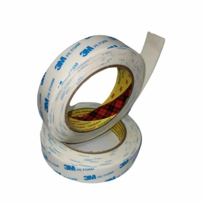 

(BISA COD) 3M Double tape PE FOAM white 24mm x 4mtr BERMUTU Kode 479