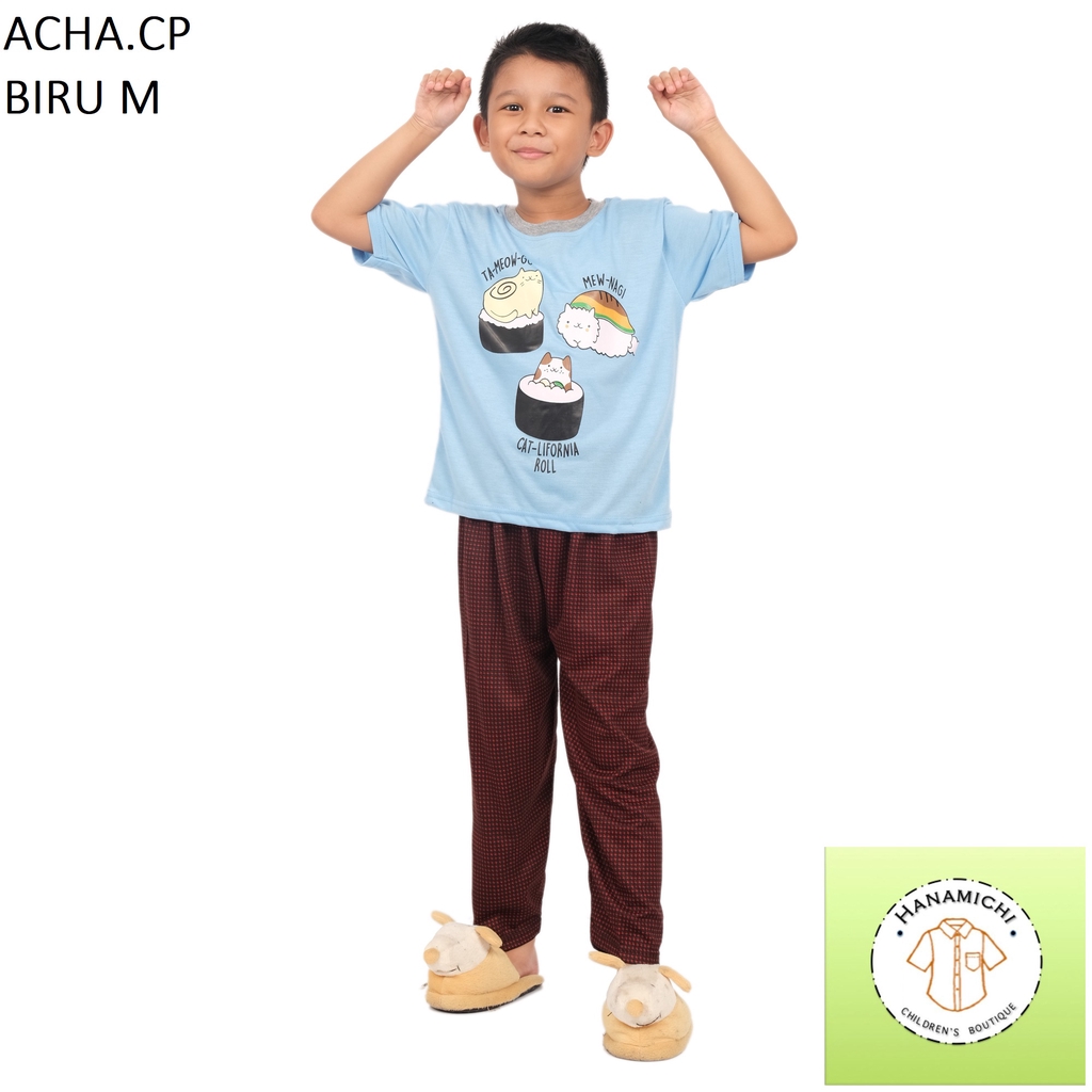 Hanamichi ACHA.CP Baju Tidur Anak Lengan Pendek