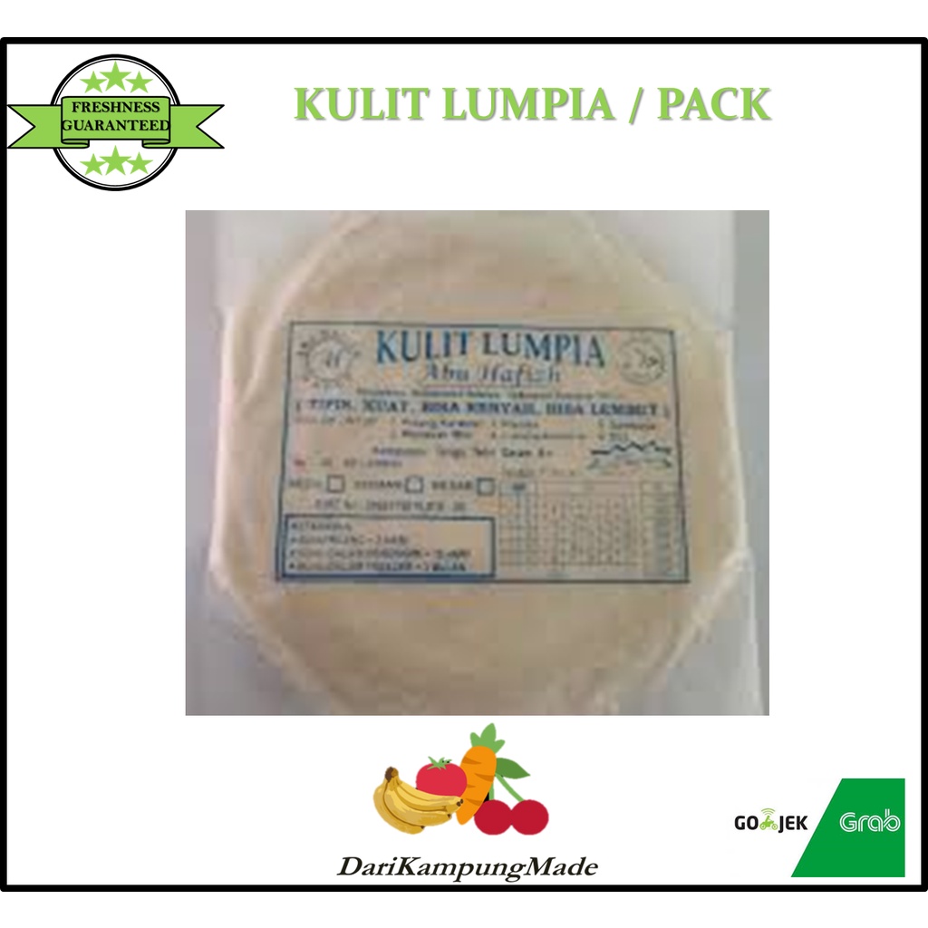 

GRAB / GOJEK ONLY / KULIT LUMPIA / LOENPIA / DIJUAL PERPACK