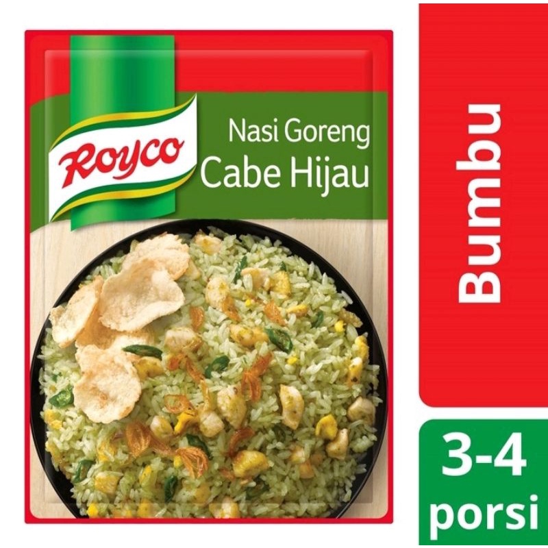 Royco bumbu nasi goreng cabe hijau