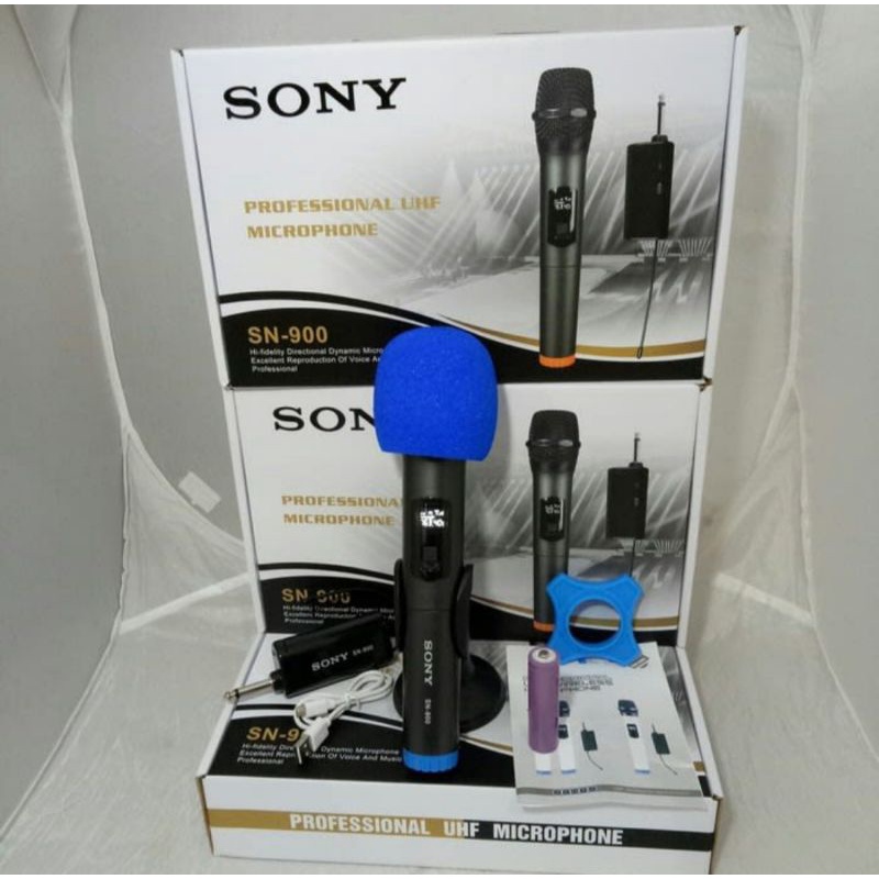 Mic Wireless Sony SN 900 Microphone Wireless Karaoke 1 Handle mic