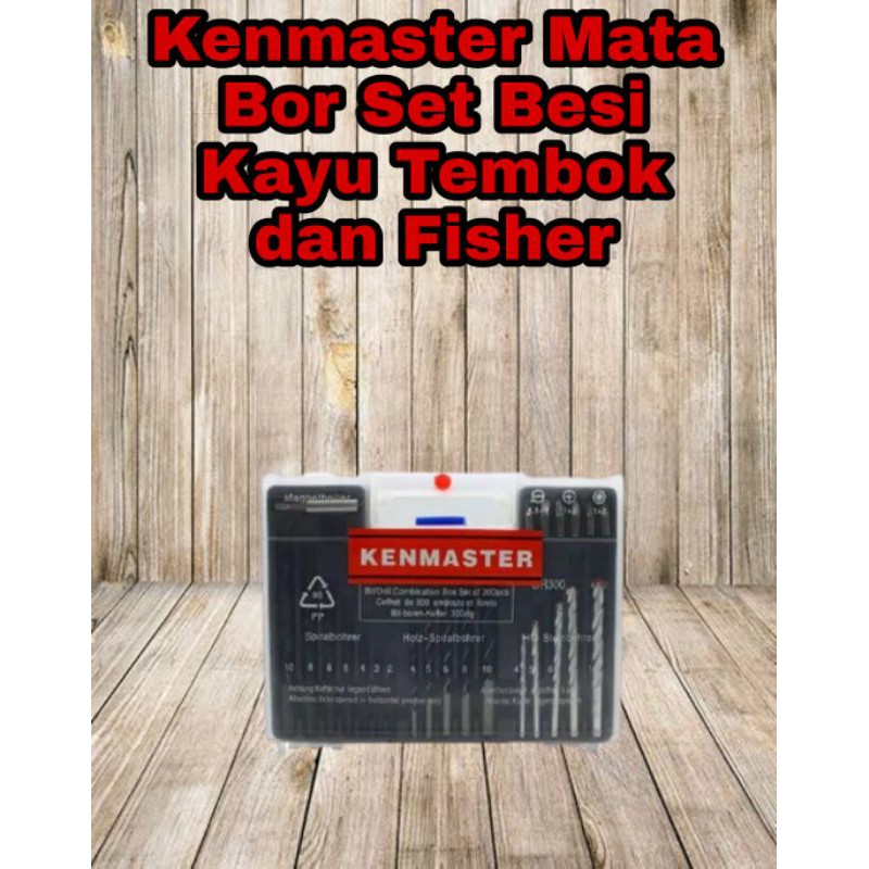 Mata Bor Set Besi Kayu Tembok dan Fisher