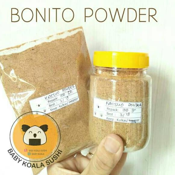 

TERLARIS KATSUO FLOUR dan POWDER Tepung Ikan Cakalang 100 g Halal │ Bubuk Halus Katsuobushi │ Bonit