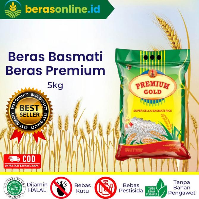 

BASMATI RICE " PREMIUM GOLD " 5KG