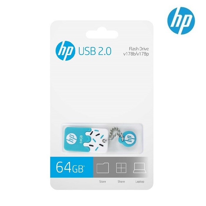 Flash Disk / Flashdisk HP V178B 64GB Blue USB 2.0