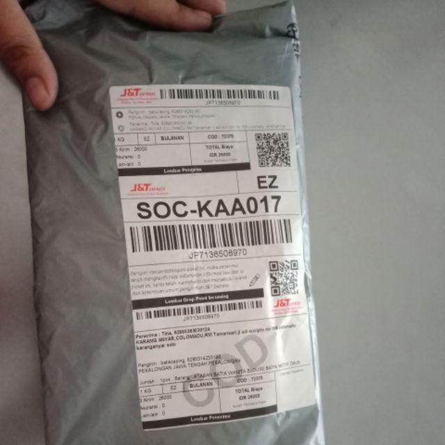 Atasan Batik Wanita Blouse Batik Motif Daun Mas Bintang Batik Pekalongan Fashion Wanita Batik Jumbo