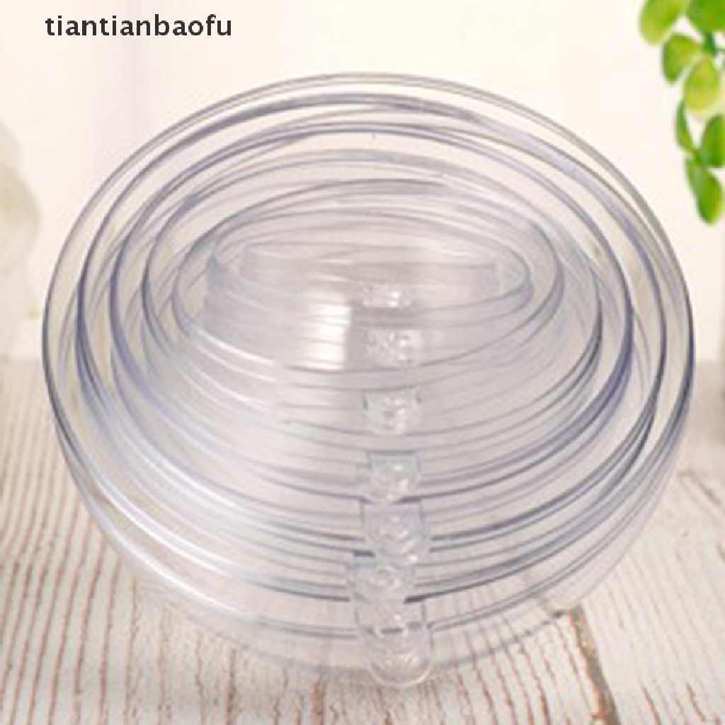 [tiantianbaofu] Transparent Open Plastic Christmas Decor Ball Bauble Ornament Gift Present Box Boutique