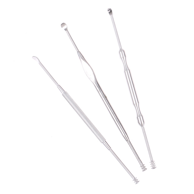 Set Earpick / Korek Kuping Bahan Stainless Steel