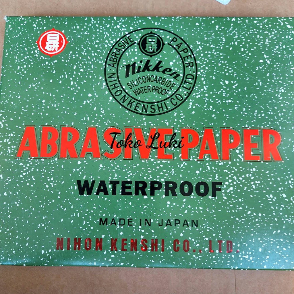 Amplas Nikken Waterproof Original Grit 60 80 100 Made in Japan