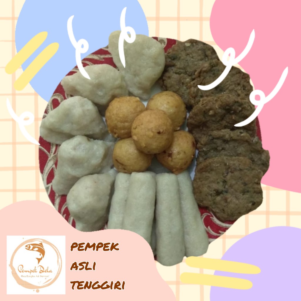 

Pempek Asli Tenggiri Kecil - Pempek Dela ( Pempek Bangka )