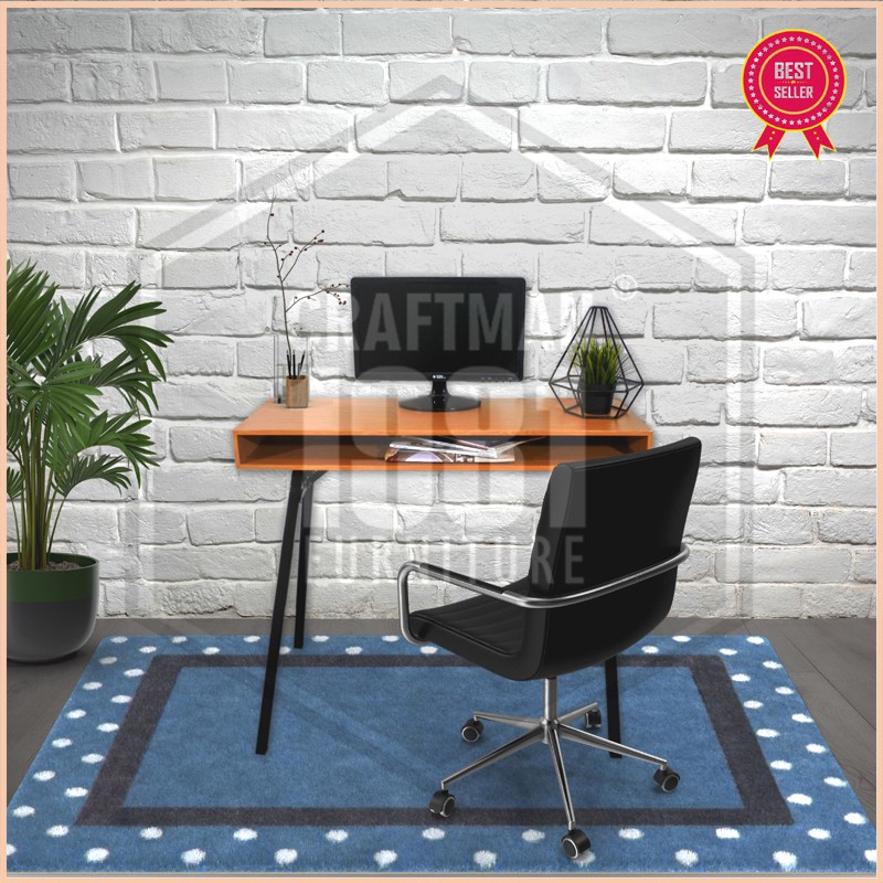 Meja Kerja Komputer Tulis Baca 100x35 Murah Modern Minimalis