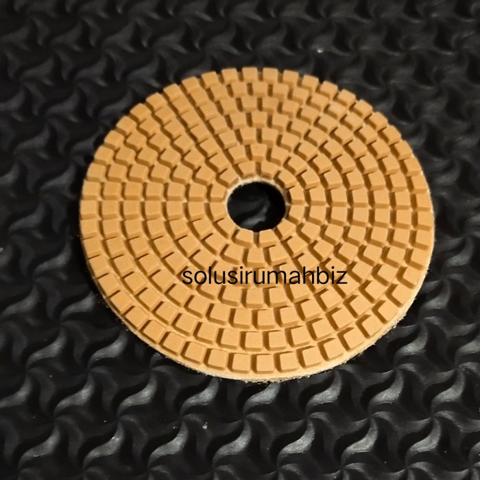 DIAMOND POLISH DISC 4&quot; GRIT 1000 KACA GRANITE VELCRO MATA POLES 4 INCH