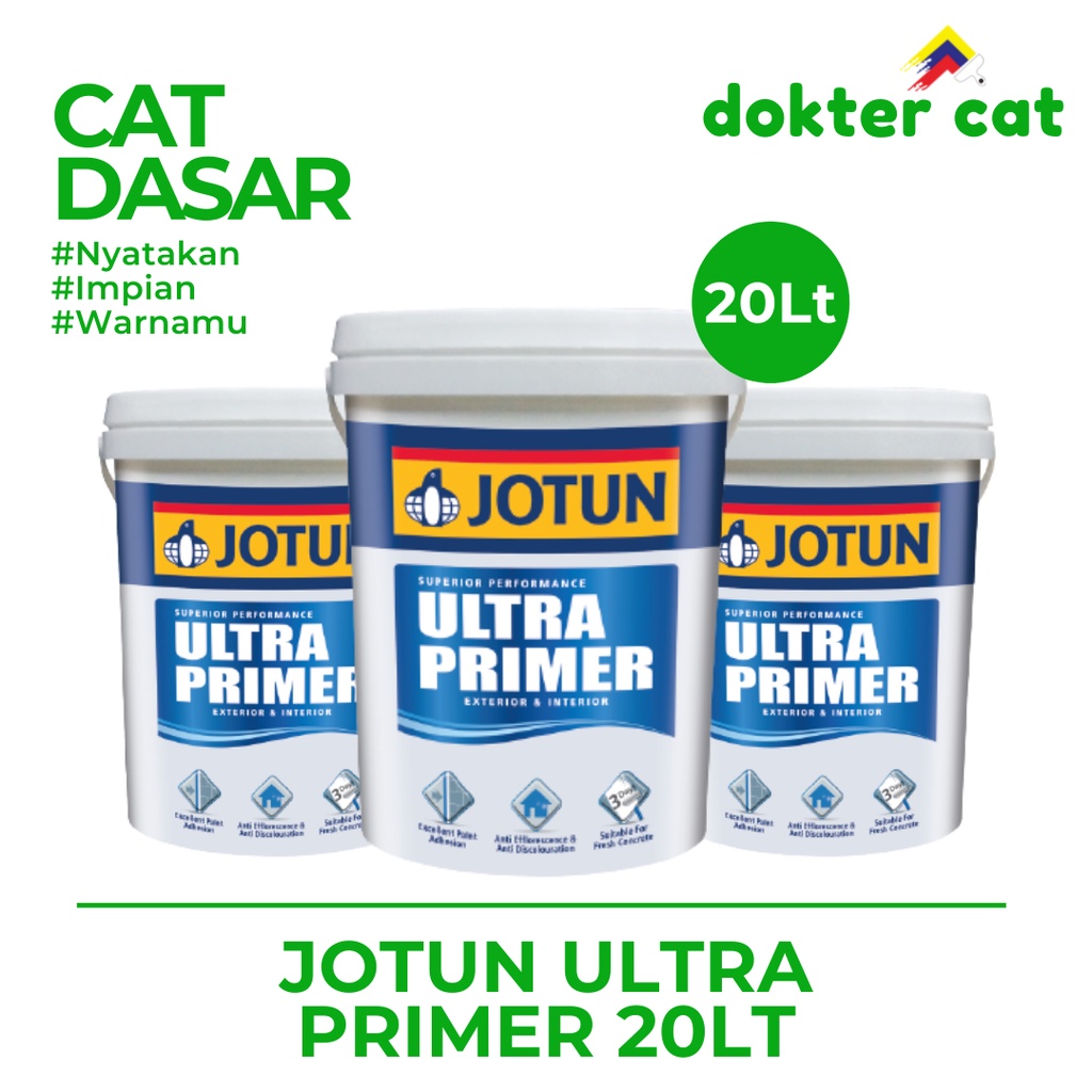 JOTUN ULTRA PRIMER 20Lt / PRIMER JOTUN / JOTUN ULTRA PRIMER 20Lt / CAT DASAR UNTUK LUAR / CAT DASAR EXTERIOR / CAT DASAR EXTERIOR JOTUN / CAT DASAR LUAR JOTUN / CAT DASAR PROMO / CAT DASAR JOTUN PRIMER / CAT DASAR MURAH