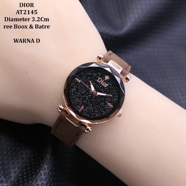 Jam Tangan Wanita Dior Kulit / Jam Tangan Dior Kulit