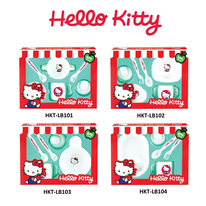 HELLO KITTY FEEDING SET 5PCS LB102