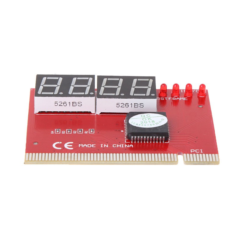 Cre Alat Diagnostik Motherboard Pci 4 Digit Dengan Lampu Led