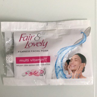 Fair &amp; Lovely Facial Foam (Sachet)