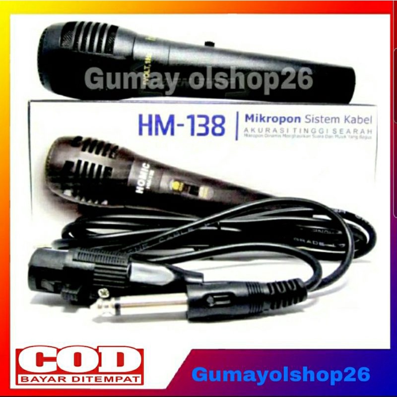 Mic / Microfon / Microphone Homic HM-138 Sistem Kabel