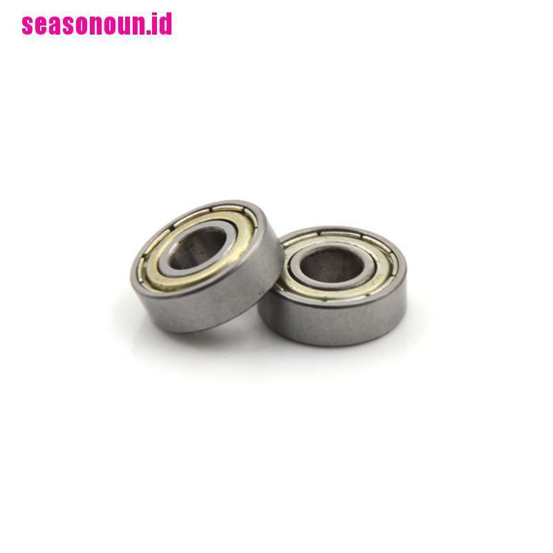 10pcs 696ZZ Deep Groove Miniatur Ball Bearing 6x15 X 5mm Bahan Metal