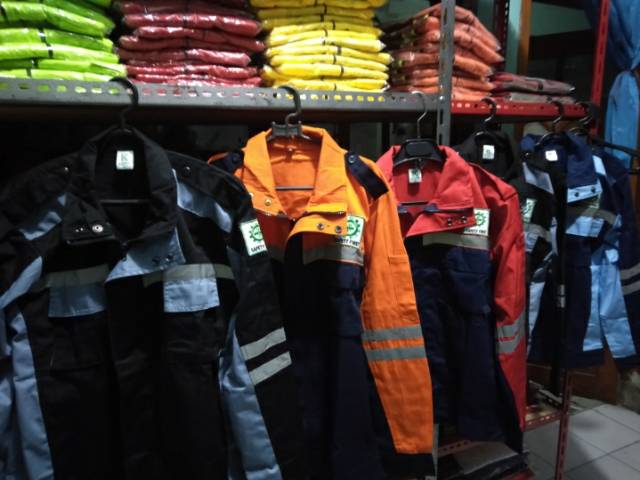 SERAGAM BAJU SAFETY SEMI JAKET ANEKA WARNA