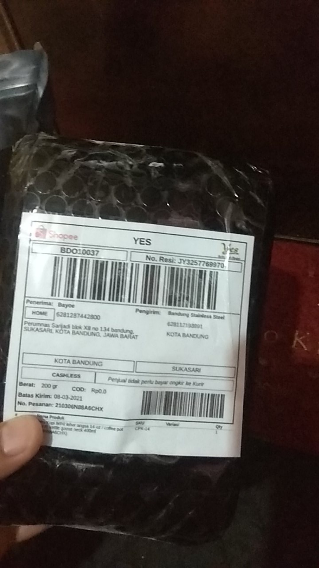 Teko Kopi Mini Leher Angsa 14 Oz / Coffee Pot Olive Kettle Goose Neck 400ml