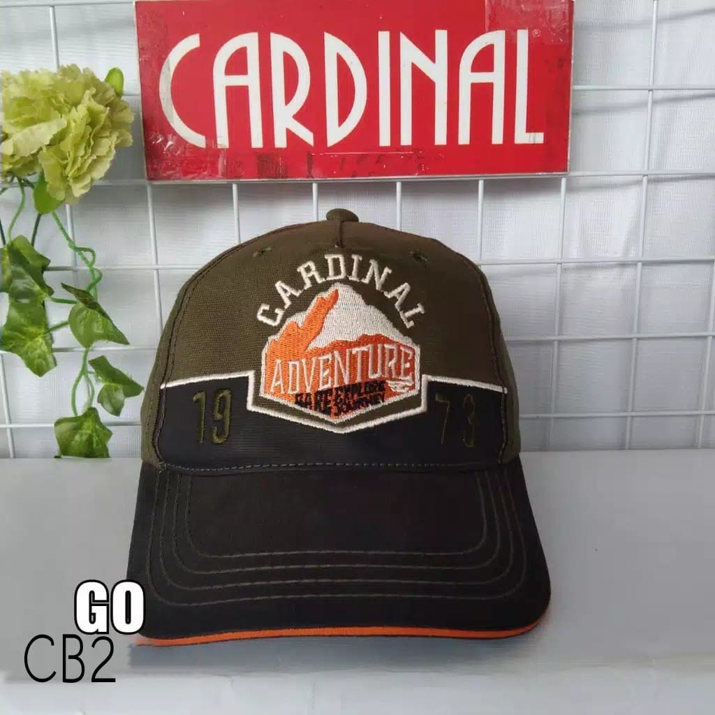 gos CB CARDINAL TOPI CASUAL 100 % Original Topi Cowok Baseball Keren