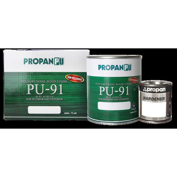 Kualitas Terbaik Cat Kayu Propan Pu Pul 91 Clear Gloss 2k 1literset Sdw66 Shopee Indonesia