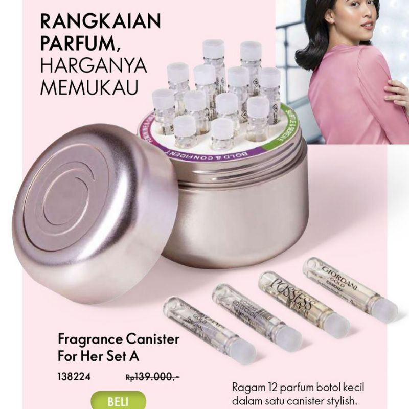 Parfume Cewe Fragrance Canister For Her Set for women