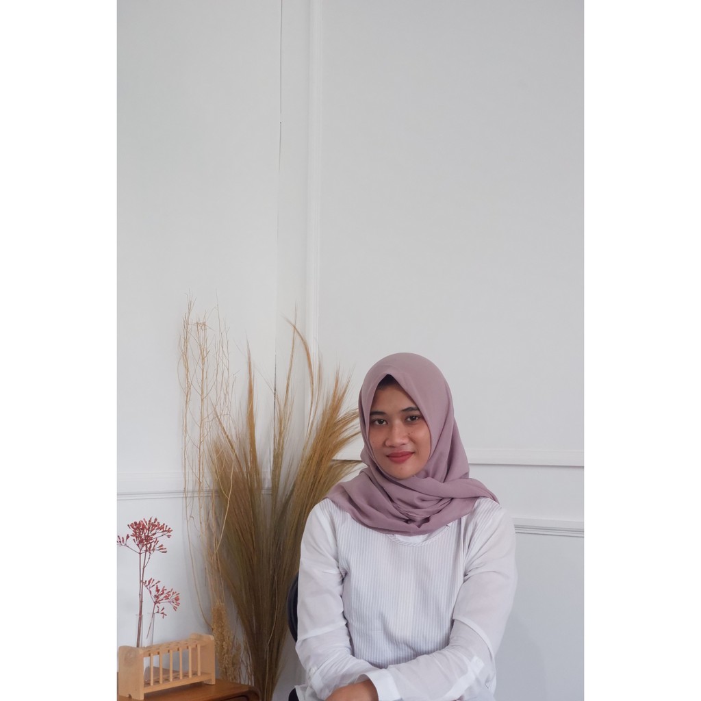 50 warna BELLA SQUARE JILBAB SEGI EMPAT POLLYCOTTON-bella ligh grey