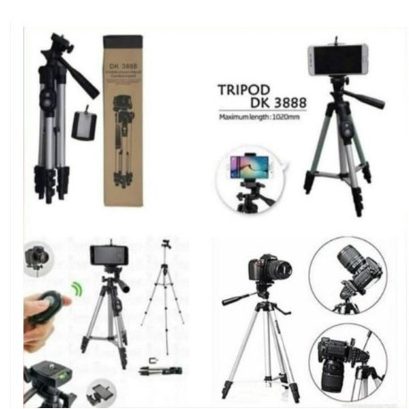 Tripod DK 3888 Bluetooth Remote Shutter Tripot DK-3888 1 Meter