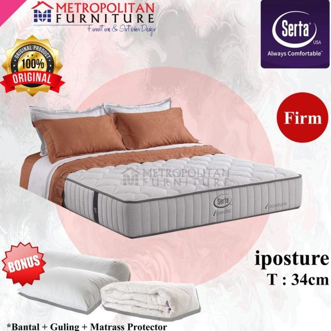 KASUR SPRINGBED SERTA IPOSTURE SPRING BED MATRAS DG61464EZ