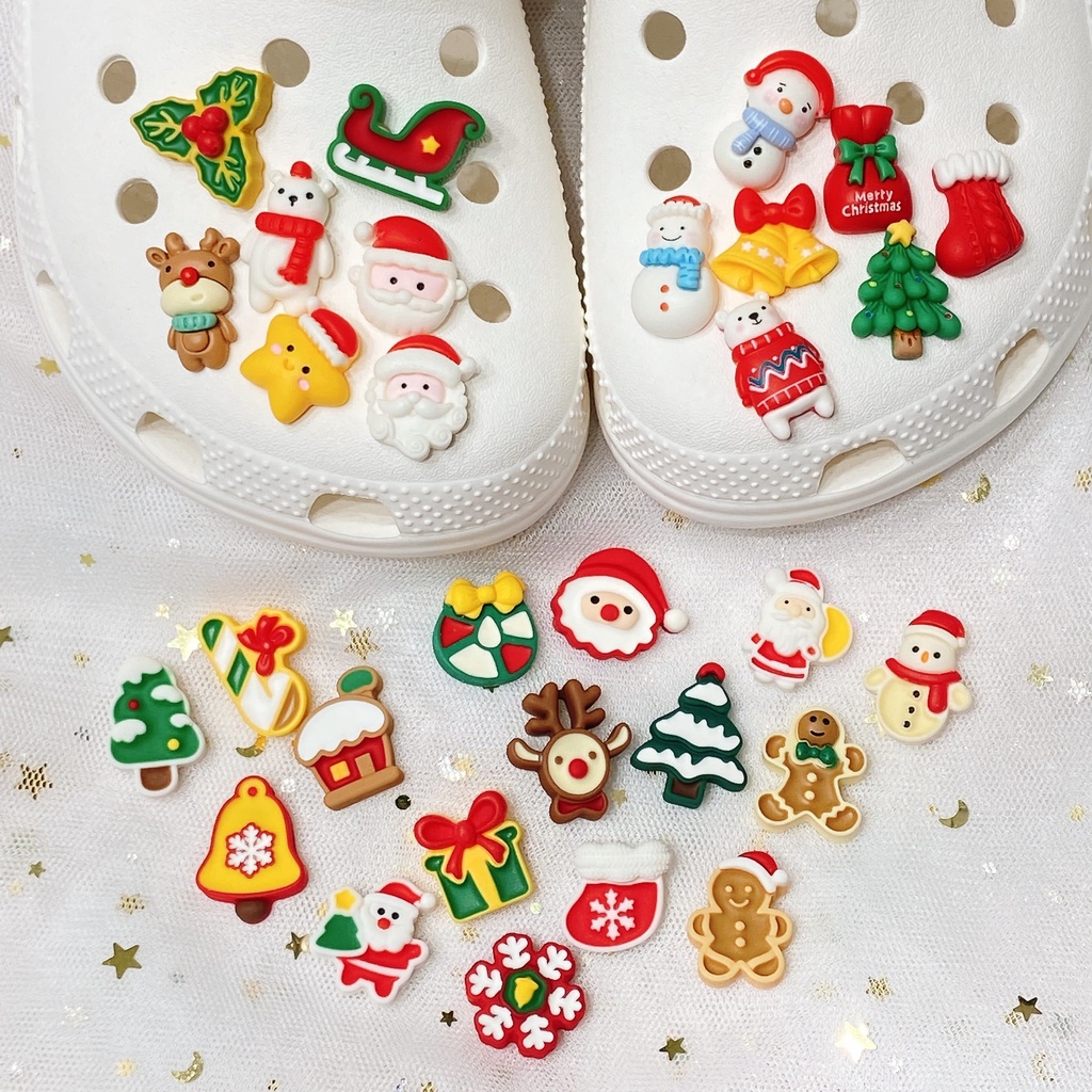 Dekorasi Sepatu Anak-Anak Bentuk Crocs Untuk Natal Dan Halloween