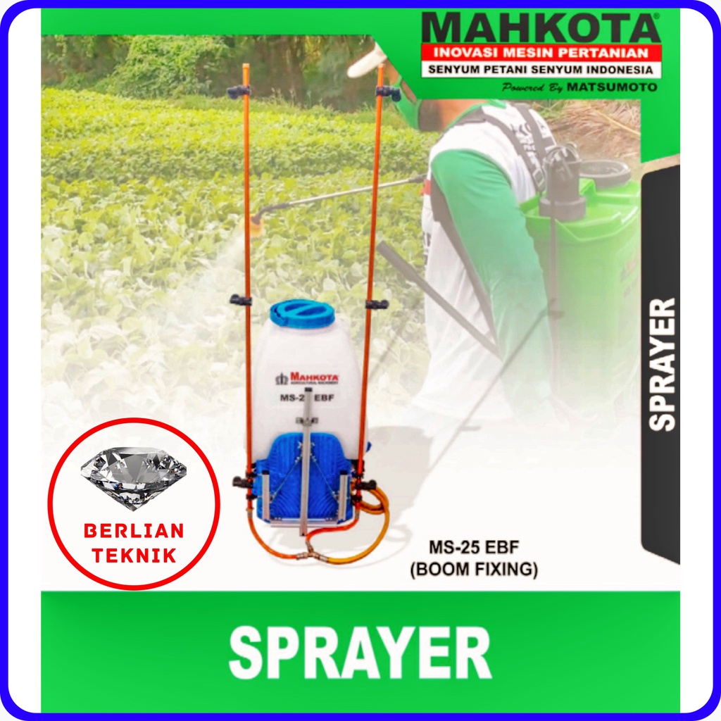 Mahkota Electric Sprayer Semprot Hama Baterai 25 Liter Mahkota MS 25 EBF