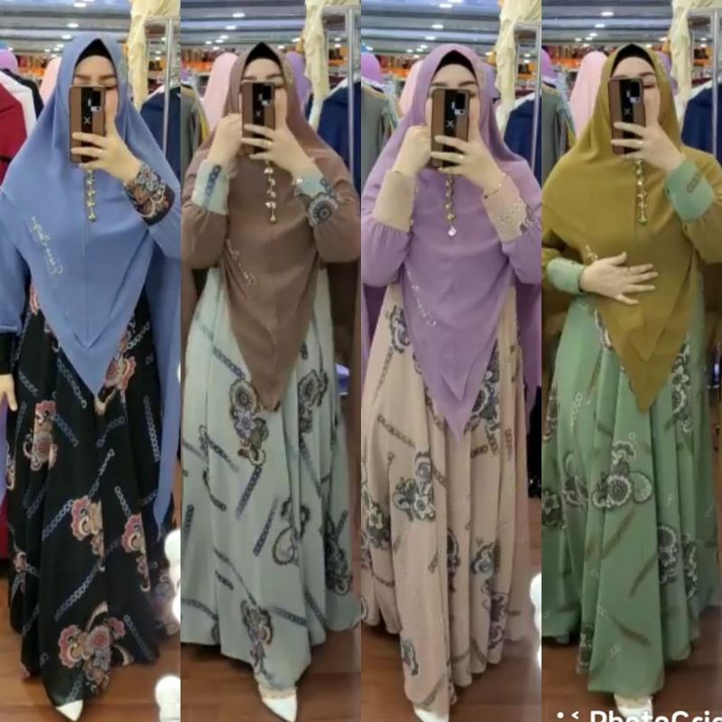 Gamis Cantik/Gamis Syar'i/AUFA SYAR'I by FazA Boutique