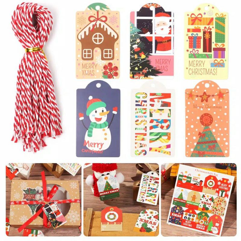 

Ready!!!! Instan or Sameday!! Christmas Gift Tag Kado//Souvernir Christmas Tag