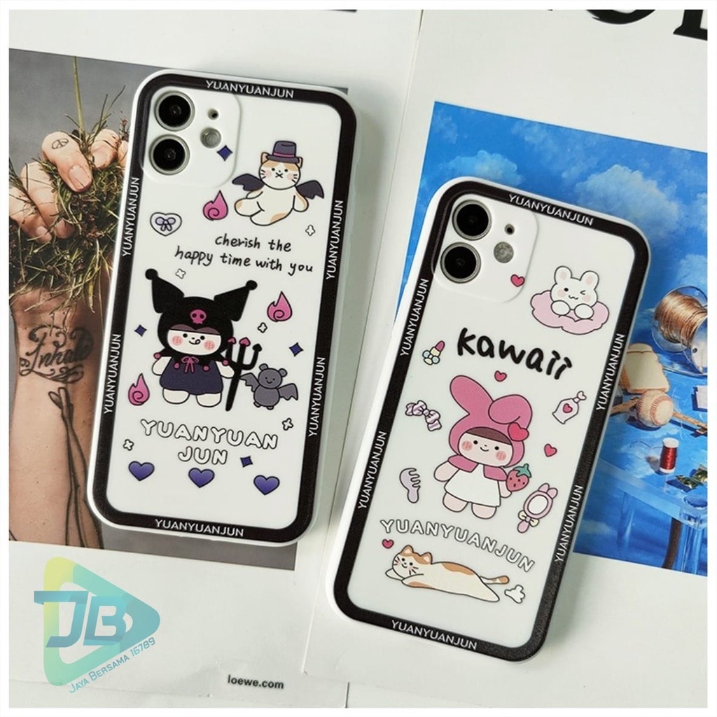 SOFTCASE MACARON PELINDUNG KAMERA CUSTOM KAWAII OPPO VIVO SAMSUNG REALME XIAOMI IPHONE INFINIX FOR ALL TYPE JB5882