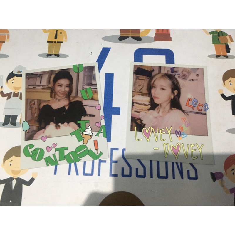 STANDEE POLAROID CRAZY IN LOVE LOCO ITZY RYUJIN CHAERYEONG YUNA PHOTOCARD