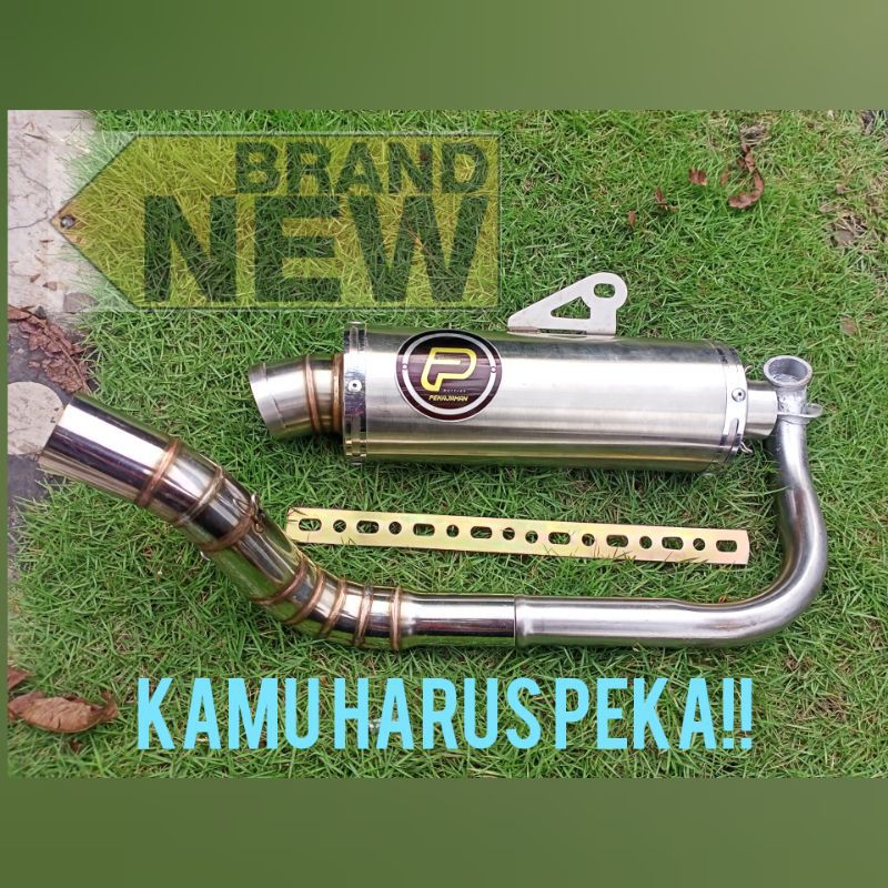 (INLET 38) Knalpot racing pekajaman Beat Scoopy Vario PCX Aerox Nmax Mio Fino freego adv dll